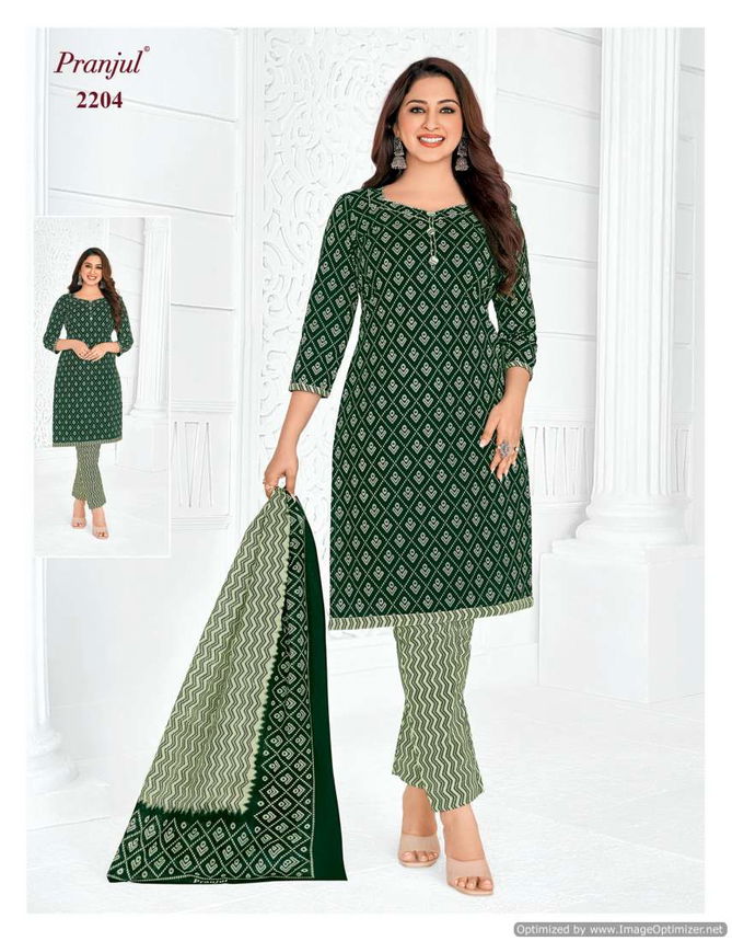 Priyanka Vol 22 By Pranjul Printed Cotton Dress Material Wholesale Price In Surat